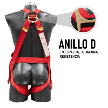 ARN-5A-L Arnés anticaídas con cinco anillos marca LICA