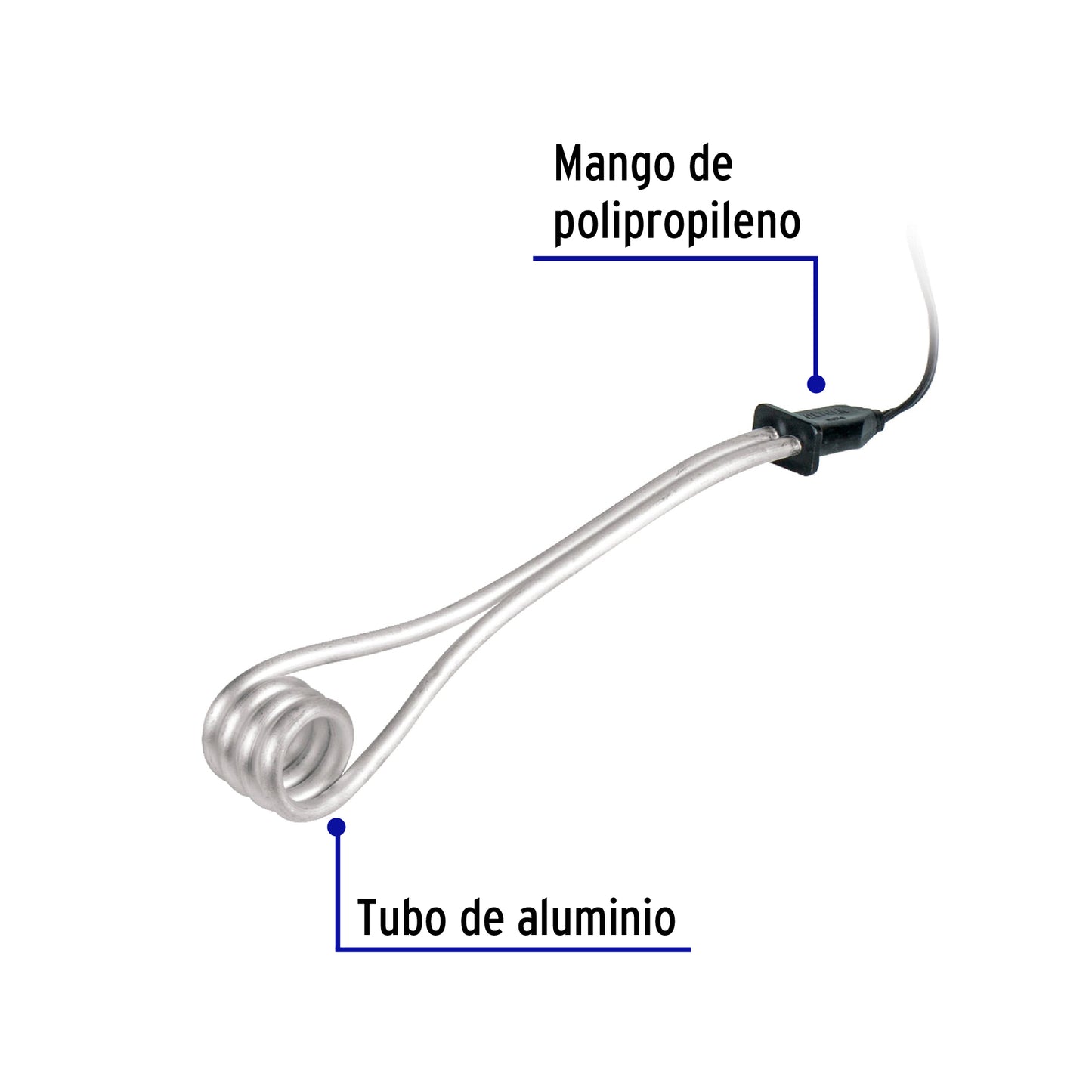 Calentador de inmersión p/agua Volteck