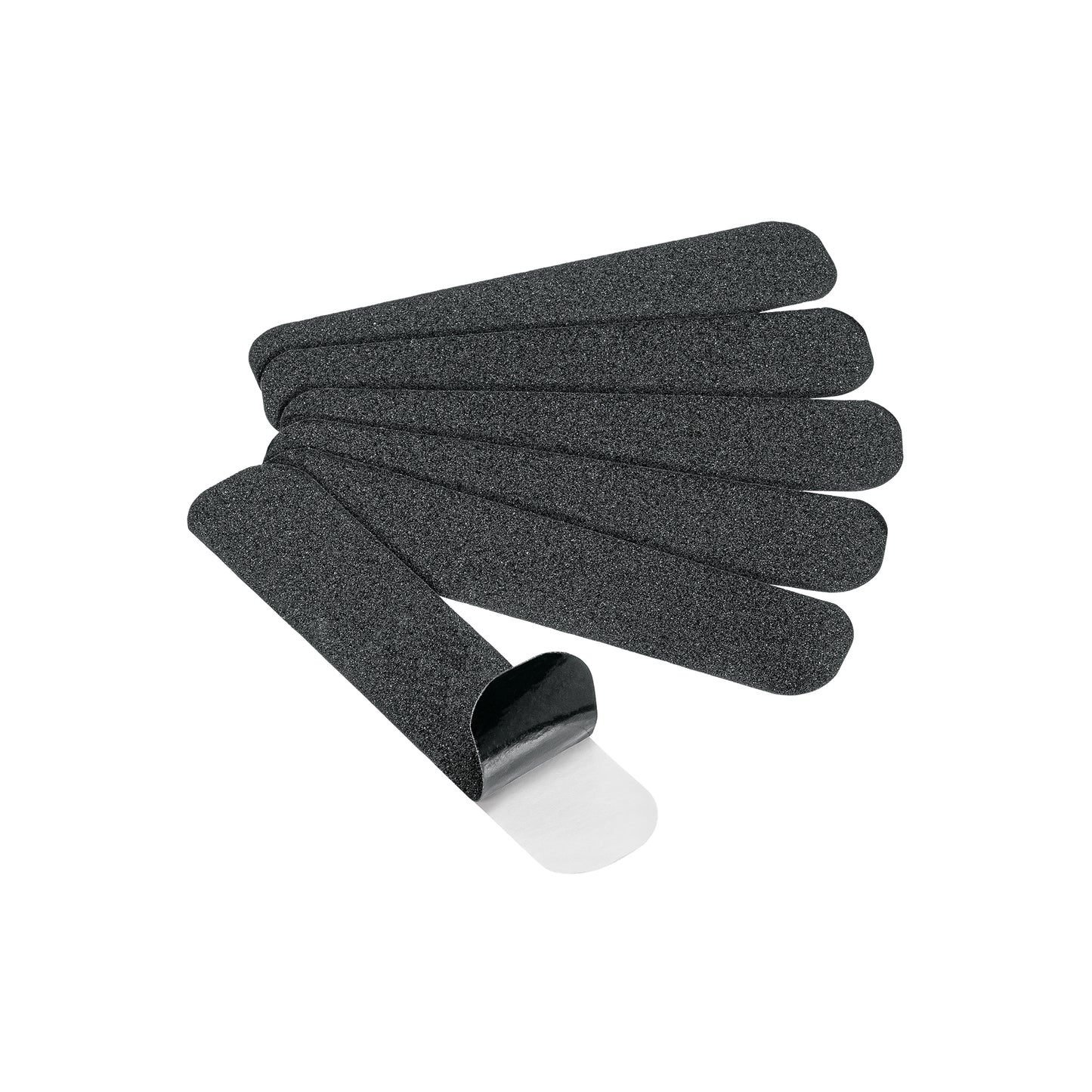 Tarjeta 6 tiras 23cm antiderrapantes trans. 50mm área húmeda