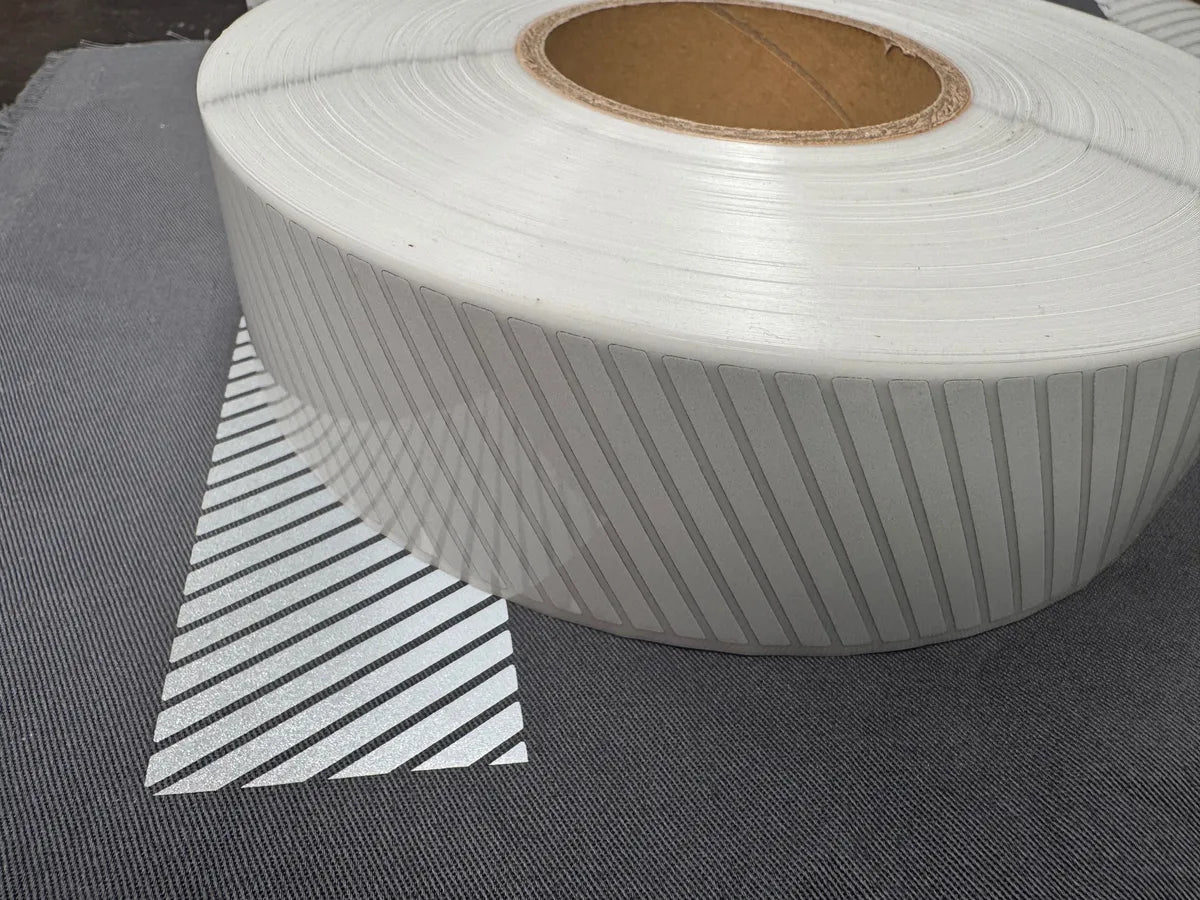 Cinta Reflejante Textil 2 Trasferencia De Calor 100m