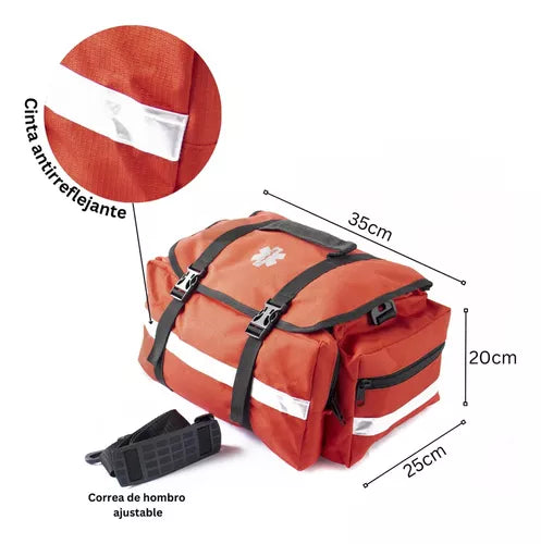 Mochila Botiquín Equipada Primeros Auxilios T1 Básica