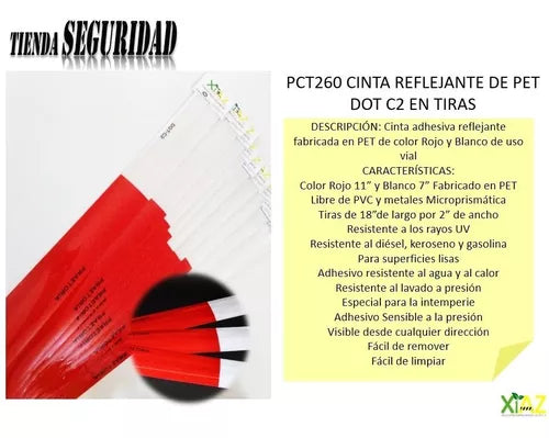 TRAMO DE CINTA REFLEJANTE