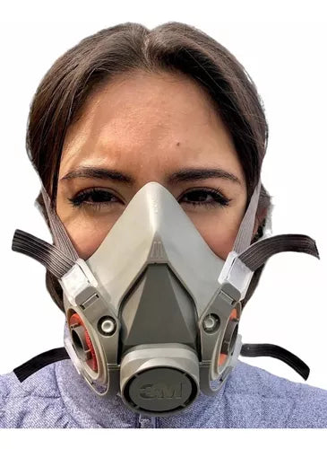 Respirador 6200 Mascarilla Media Filtros 3m