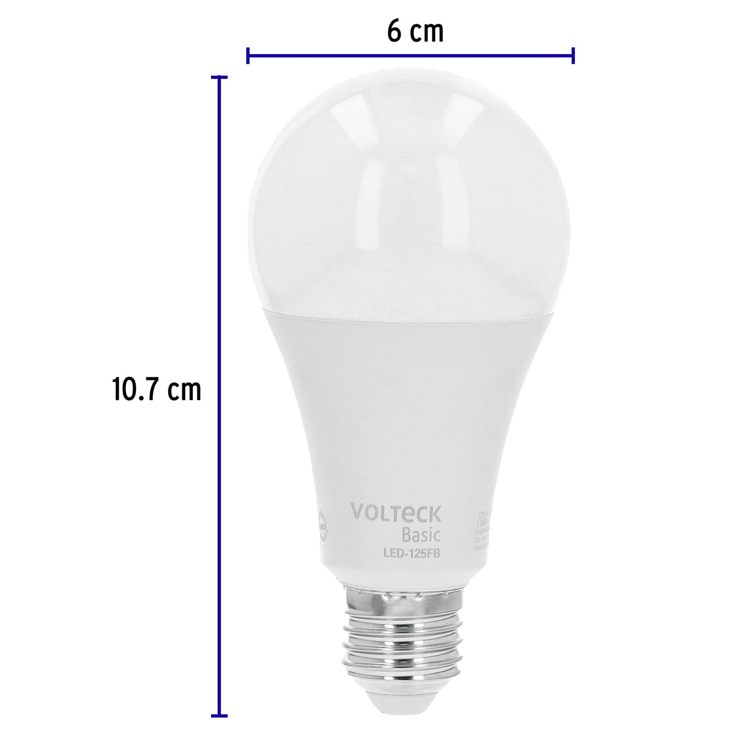 foco Lámpara de LED tipo bulbo A22 16 W, luz de día, caja, Basic