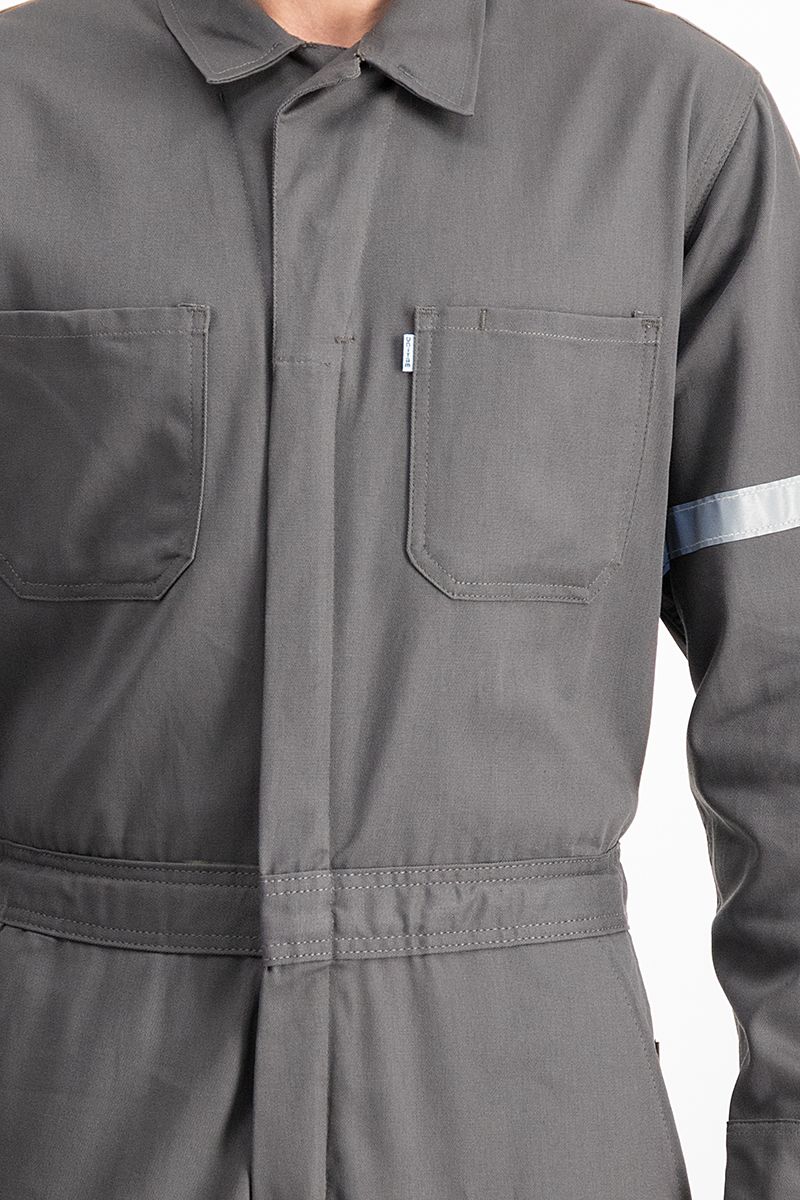 OVEROL GABARDINA CON CINTA REFLEJANTE