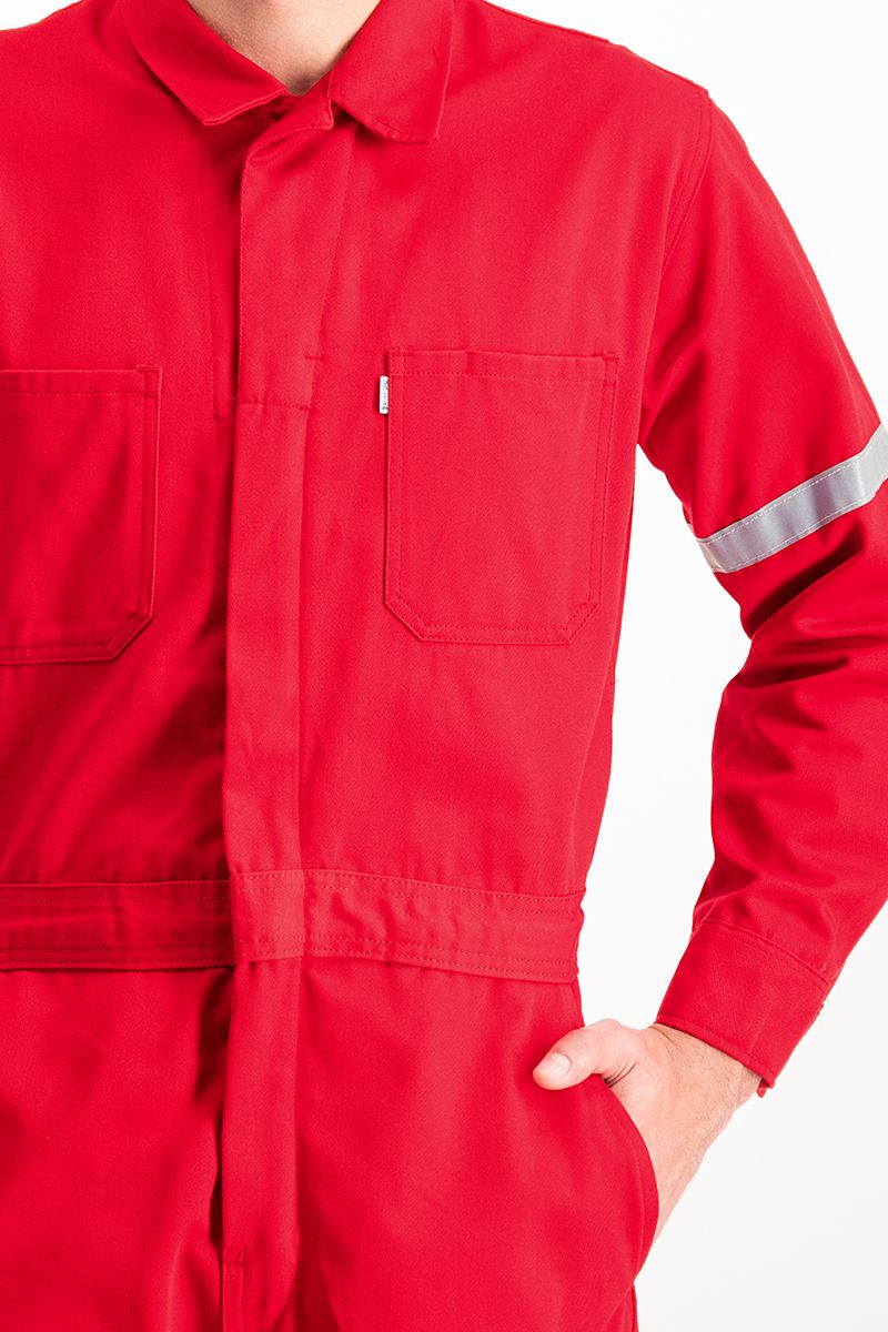 OVEROL GABARDINA CON CINTA REFLEJANTE