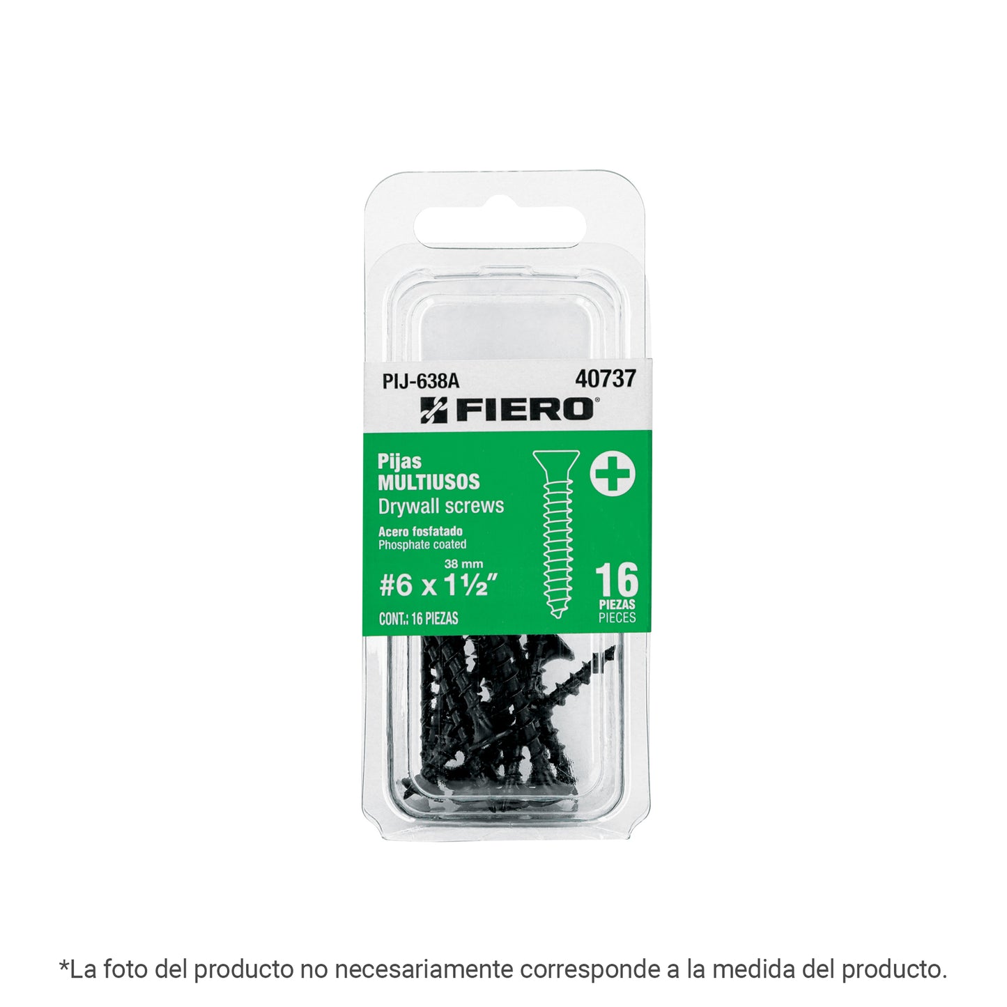 Blíster con pijas multiusos, FIERO