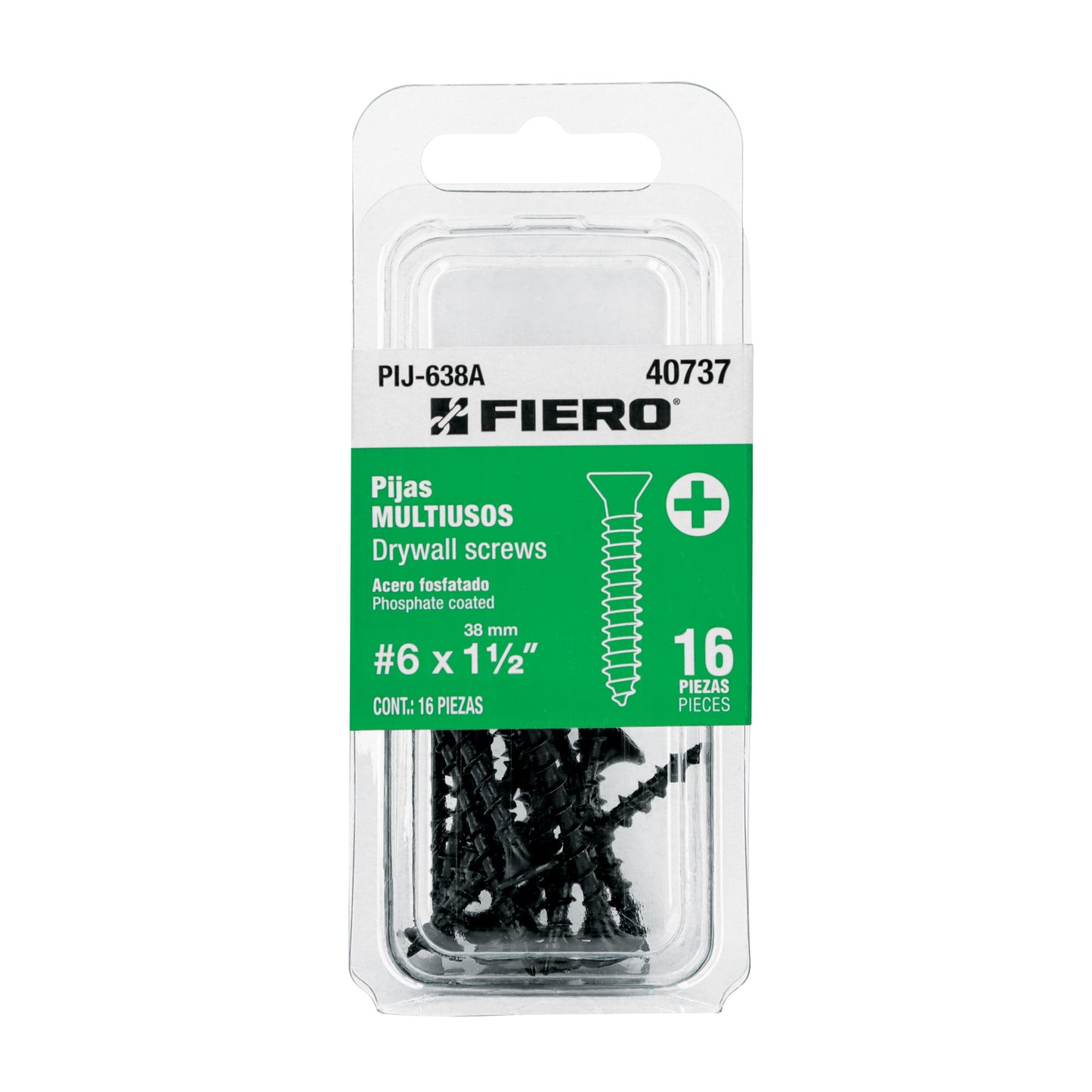 Blíster con pijas multiusos, FIERO
