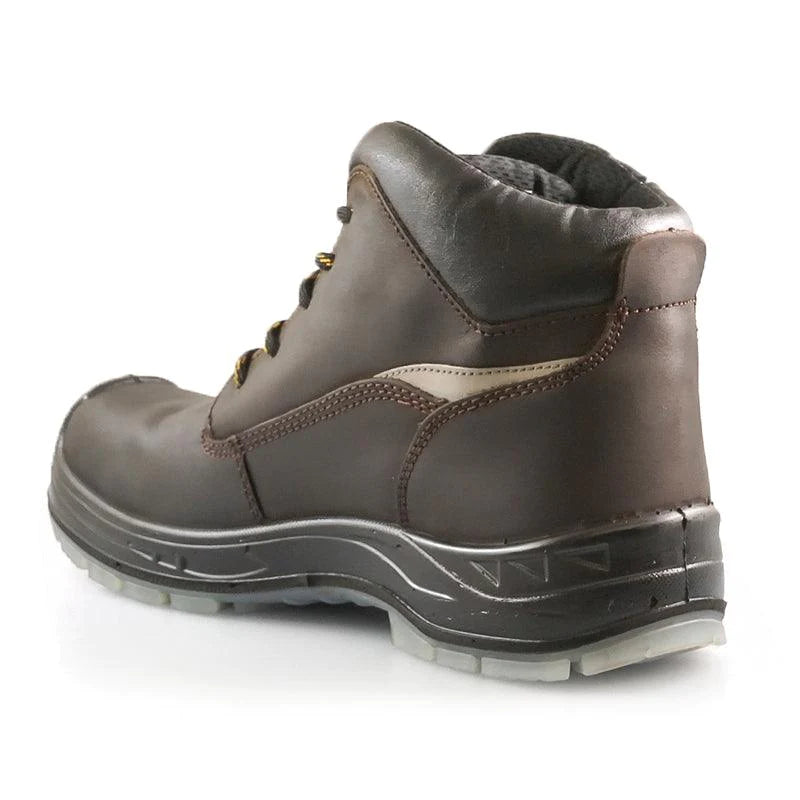 Bota para trabajo con casquillo marca LICA Mod. 107Café