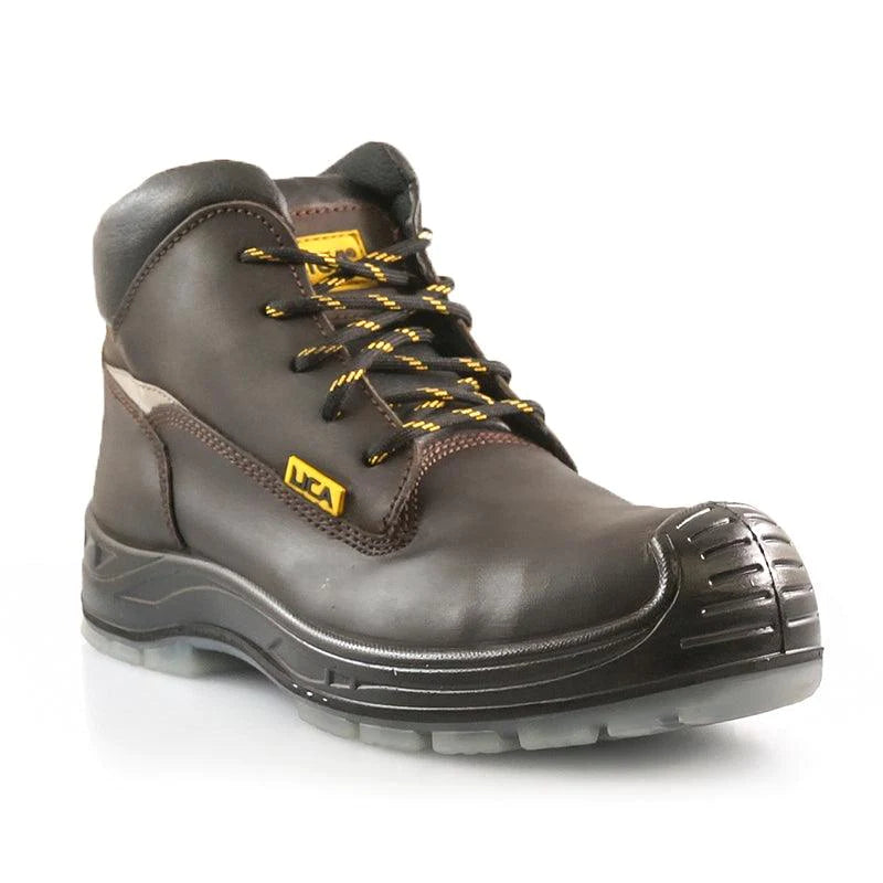 Bota para trabajo con casquillo marca LICA Mod. 107Café