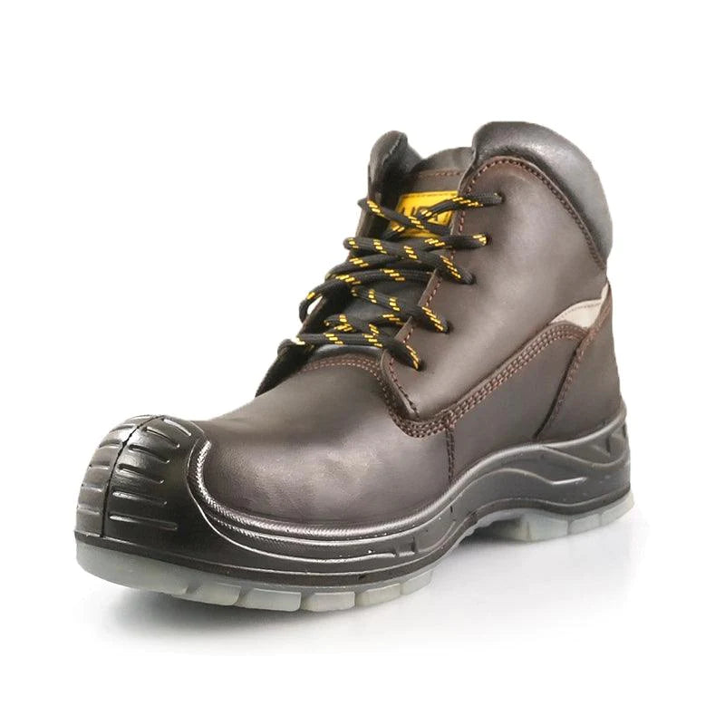 Bota para trabajo con casquillo marca LICA Mod. 107Café