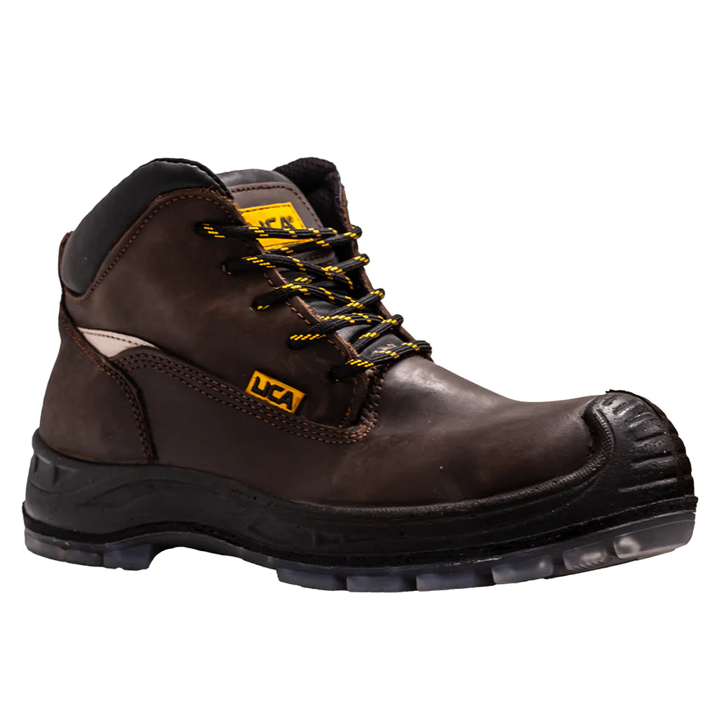 Bota para trabajo con casquillo marca LICA Mod. 107Café