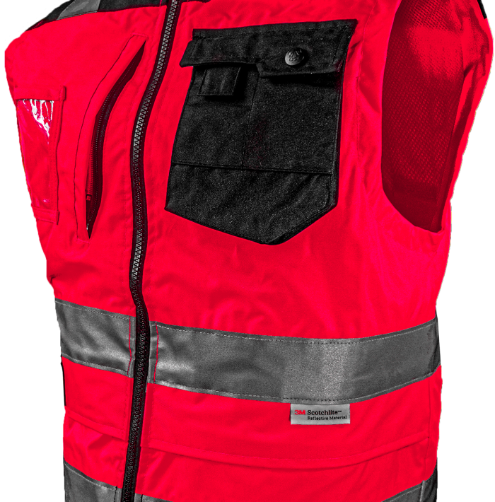 Chaleco Ejecutivo Supervisor Impermeable Seguridad