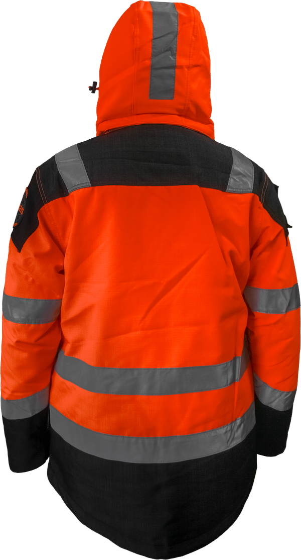 Chamarra Seguridad Polar Alta Visibilidad Reflejante Bk925