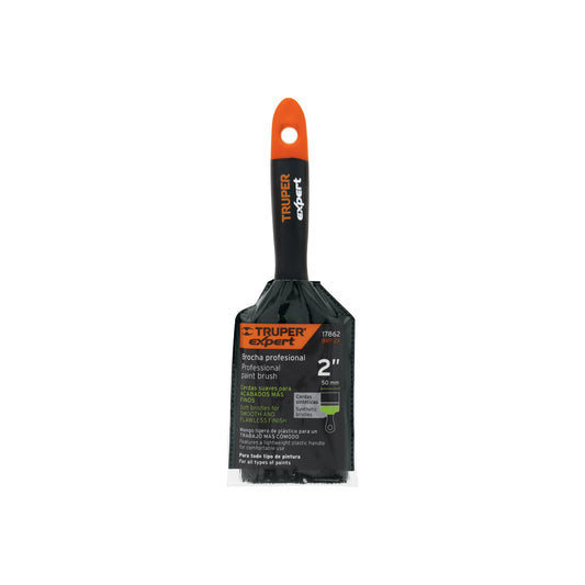 Brocha profesional de 2" mango de plástico, Truper Expert