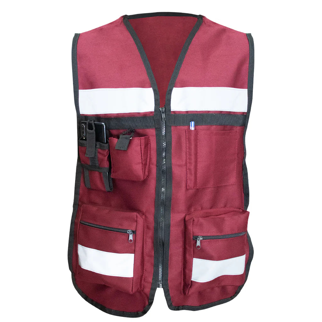 Chaleco Brigadista 100% Algodón con reflejantes unitalla