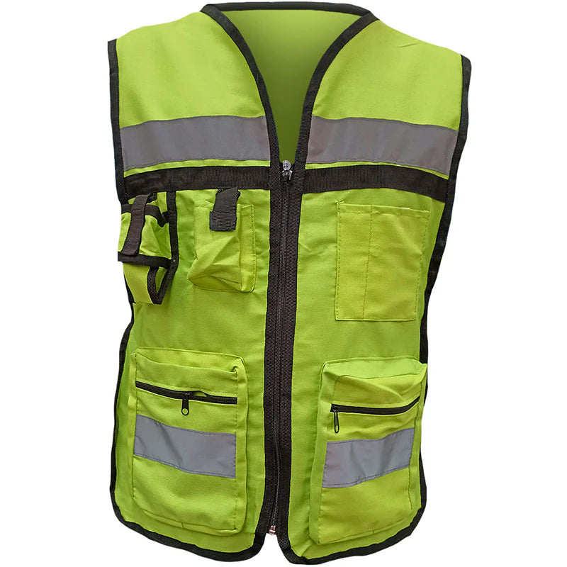 Chaleco Brigadista 100% Algodón con reflejantes unitalla