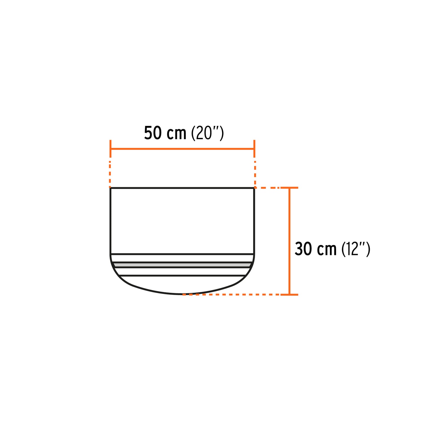 Cubrenuca para casco, naranja con reflejante, Truper
