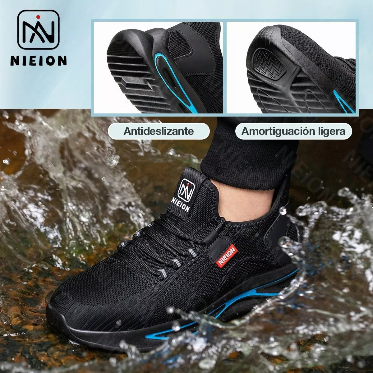 Zapatos De Seguridad Tenis De Fibra Transpirables Nieion BAJO PEDIDO