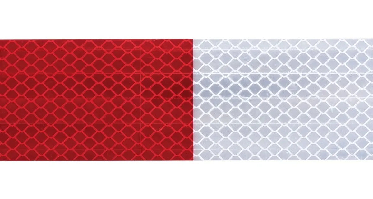 Rollo de 9 m x 2" de cinta reflejante de PVC, Truper