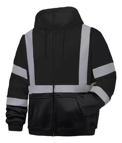 Sudadera Con Capucha Reflexivo Protección De Seguridad Economica