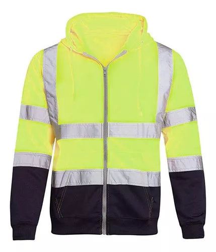 Sudadera Con Capucha Reflexivo Protección De Seguridad Economica