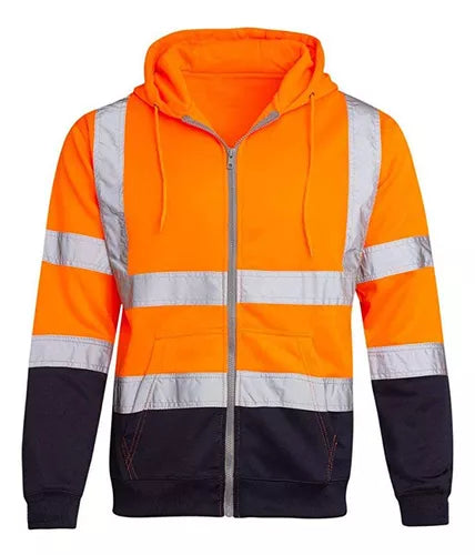 Sudadera Con Capucha Reflexivo Protección De Seguridad Economica