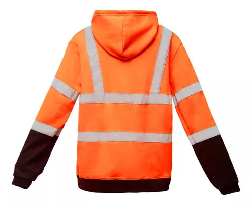 Sudadera Con Capucha Reflexivo Protección De Seguridad Economica
