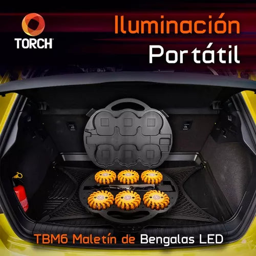 Bengalas Led Torch Uso Rudo Minería Destello