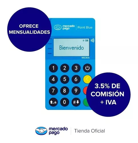 Point Blue+T - Lector De Tarjetas Con Conexión Bluetooth INCLUYE TARJETA MASTERCAR