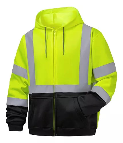 Sudadera Con Capucha Reflexivo Protección De Seguridad Economica