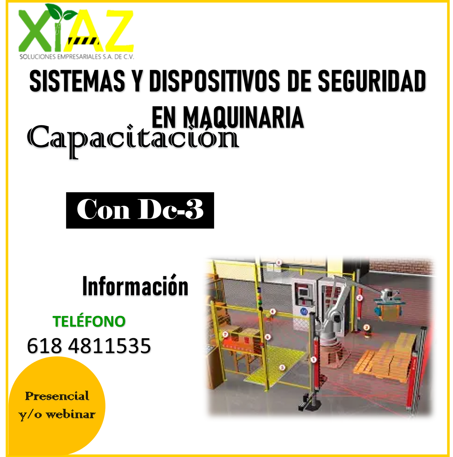 sistemas y dispositivos de seguridad en maquinaria