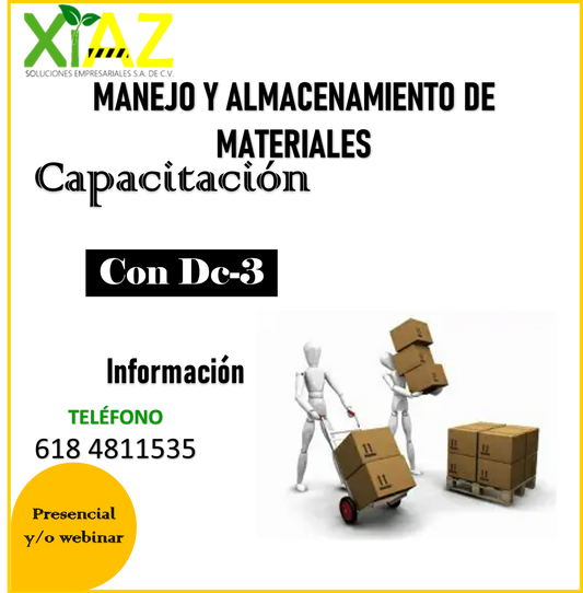 MANEJO Y ALMACENAMIENTO DE MATERIALES