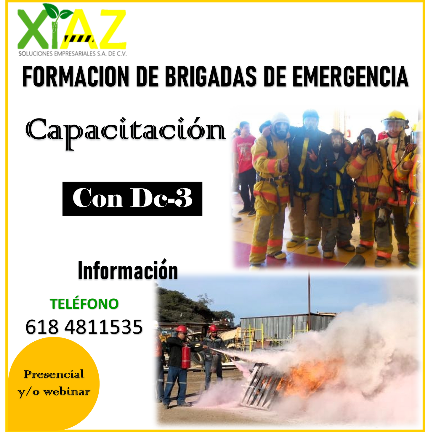 Cotiza: FORMACION DE BRIGADAS DE EMERGENCIA