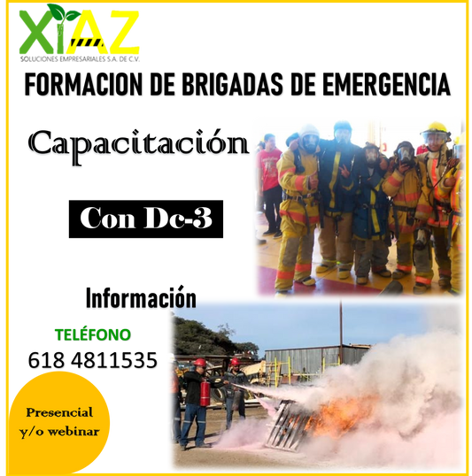 Cotiza: FORMACION DE BRIGADAS DE EMERGENCIA