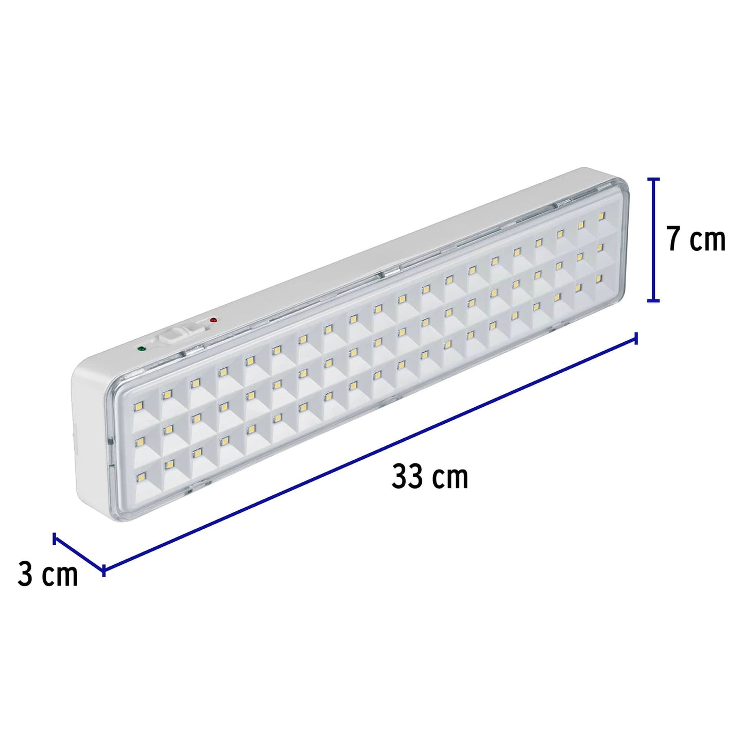 Lámpara de emergencia de 60 Leds 300 lm recargable, Volteck