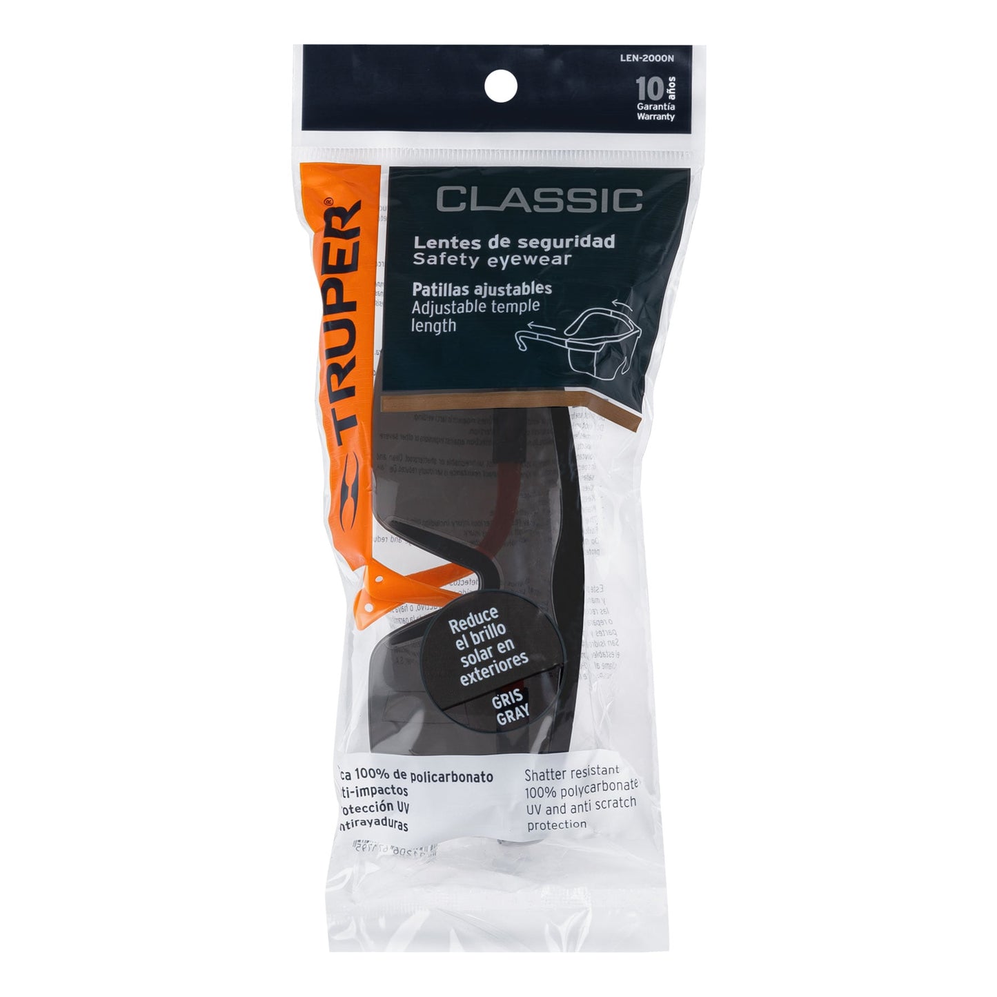 Lentes de seguridad ajustables, Truper Classic